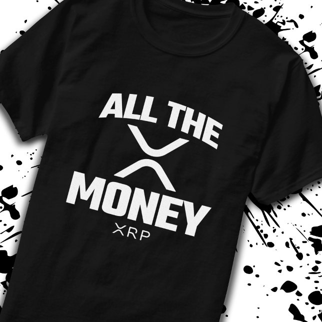 Camiseta Crypto Meme XRP Cryptocurrency Todas As Cotas De M (Criador carregado)