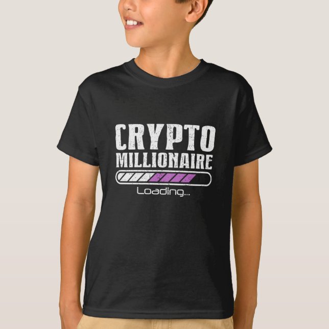Camiseta Crypto Millionaire Bitcoin Crypto (Frente)