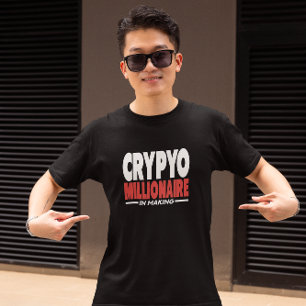 Camiseta Crypto Millionaire no Planejador de Fazeres