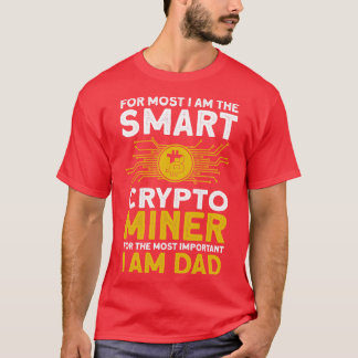 Camiseta Crypto Miner Smart Crypto Miner da Extração Crypto