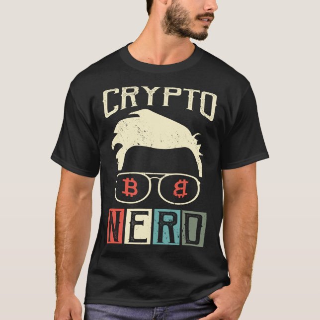 Camiseta Crypto Nerd Bitmoney Cryptocurrency Crypto Stock (Frente)