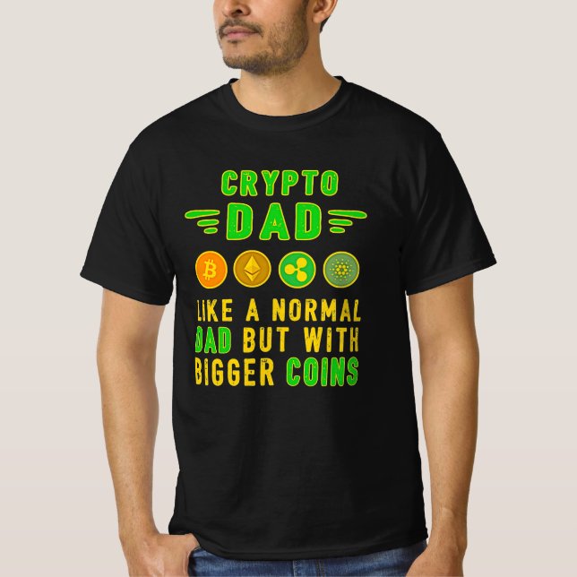 Camiseta Crypto Padre Pai Trader Crypto (Frente)