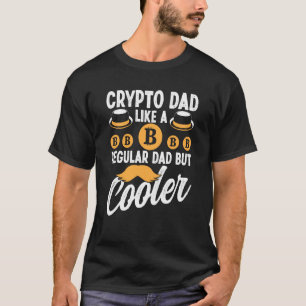 Camiseta Crypto Pai Cryptocurrency Blocchain Trader Best D