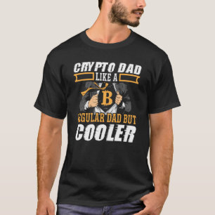 Camiseta Crypto Pai Cryptocurrency Blocchain Trader Best D