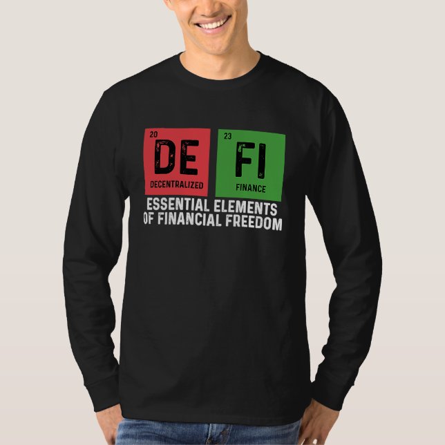 Camiseta Crypto Trader Cryptocurrency Decentralized Finance (Frente)