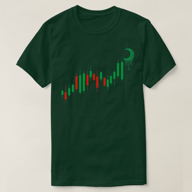 Camiseta Crypto Trading Hodl Candlestick Hodler (Frente do Design)