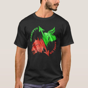 Camiseta Crypto We Trust Cryptocurrency Trading Bull