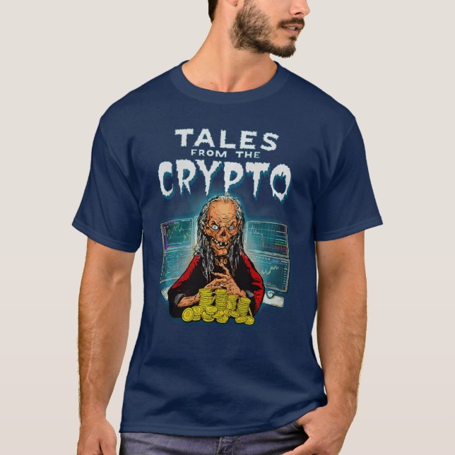 Camiseta CRYPTOALES minerador de criptomoeda engraçado quad (Frente)