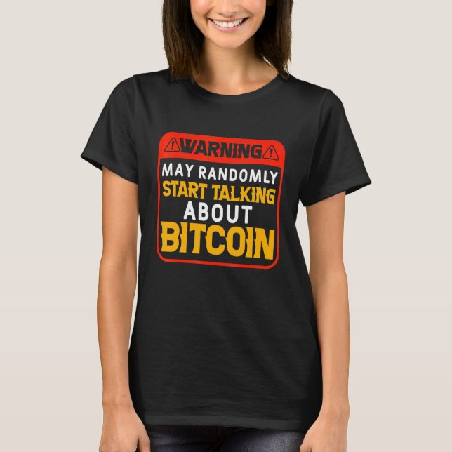 Camiseta Cryptocurrency Blockchain Bitcoin Coin For Stock M (Frente)