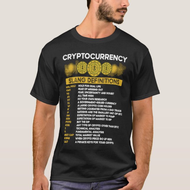Camiseta Cryptocurrency Blockchain Trader Finance Crypto In (Frente)