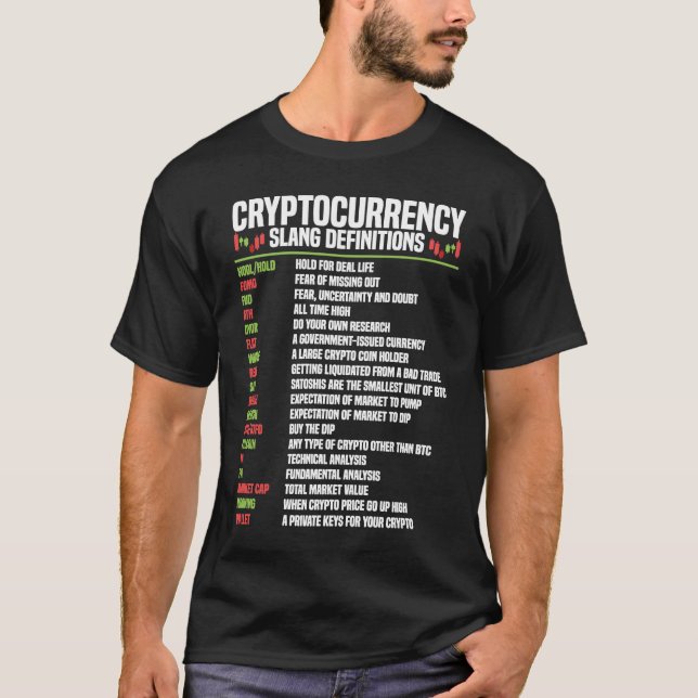 Camiseta Cryptocurrency Blockchain Trader Finance Crypto In (Frente)