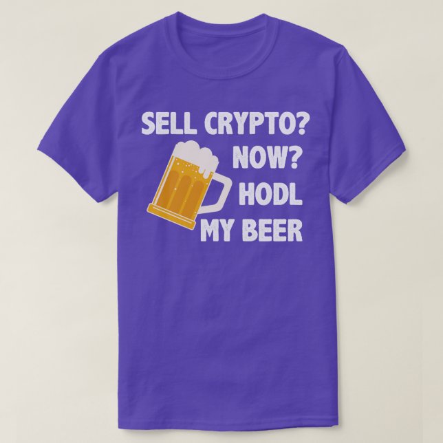 Camiseta Cryptocurrency Crypto Bitrate Engraçado Hodl (Frente do Design)