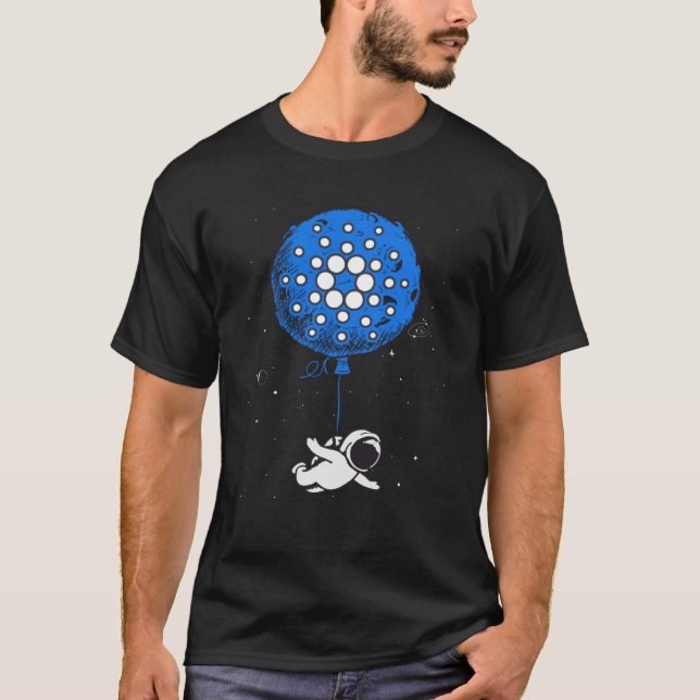 Camiseta Cryptocurrency Talk   Cardano ADA Hodl Moon Astron (Frente)