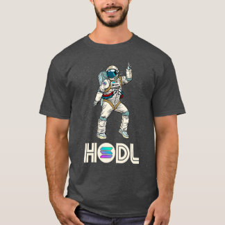 Camiseta Cryptocurrency Talk Diversão HODL Solana Disco Moo