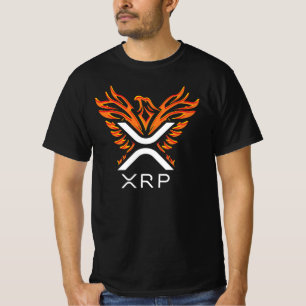 Camiseta Cryptocurrency XRP Crypto Orange Ascensão Phoenix