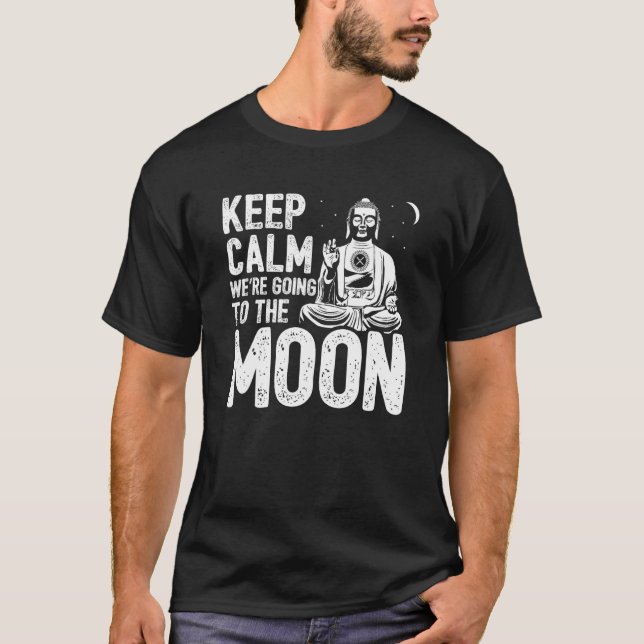 Camiseta Cryptocurrency XRP - XRP Para A Lua - Curva Crypto (Frente)