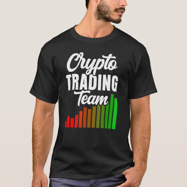 Camiseta Cryptos do Comerciante da Crypto Trading Team (Frente)