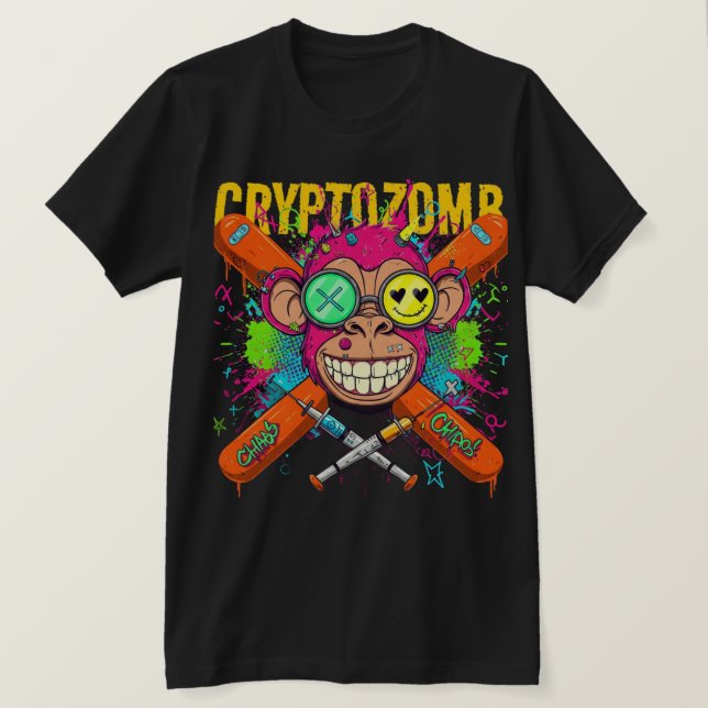 CAMISETA CRYPTOZOMB (Frente do Design)