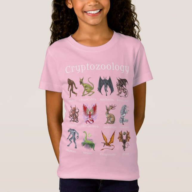 Camiseta Cryptozoology Cryptid Creatures (Frente)