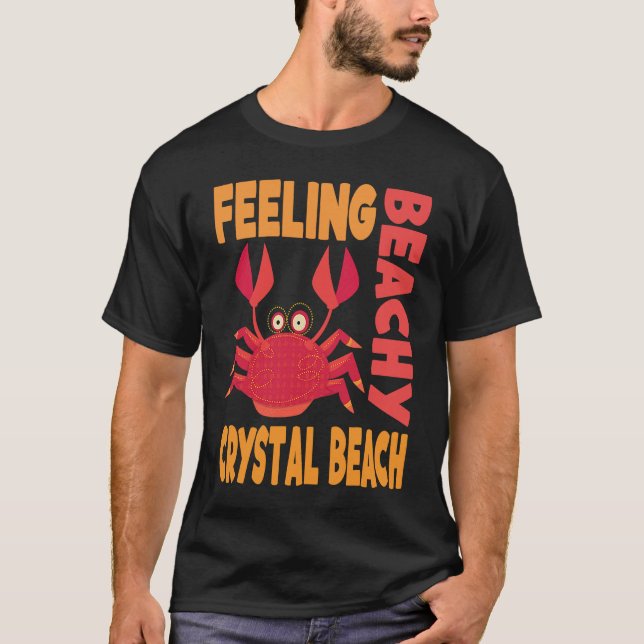 Camiseta Crystal Beach Vacation Summer Quote (Frente)