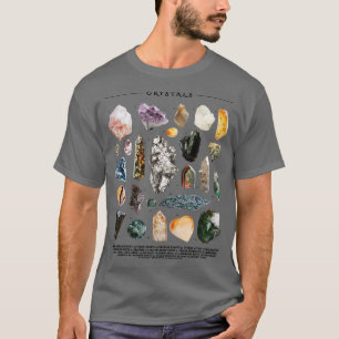 Camiseta Crystal Crystals Catalog Magical Healing Energy