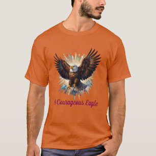 Camiseta Crystal Eagle em Voo - Símbolo da Independência
