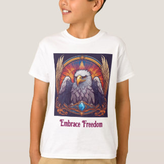 Camiseta Crystal Eagle: Emblema da Liberdade e da Ambição
