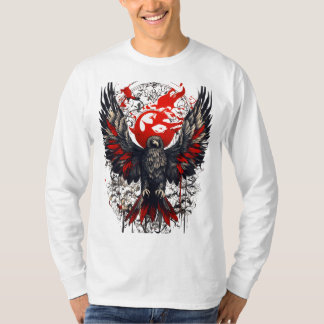 Camiseta Crystal Eagle: Libere Seu Espírito Selvagem