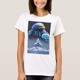 Camiseta Crystal Eagle: Libere Sua Teia Selvagem