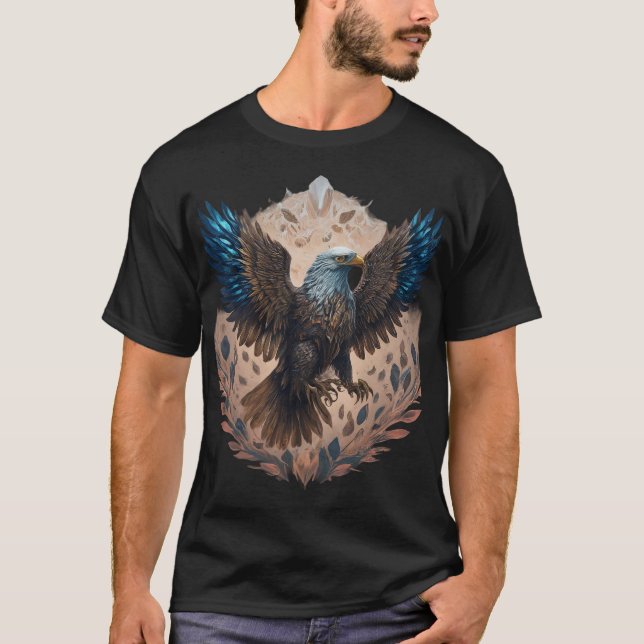 Camiseta Crystal Eagle mostra sua força (Frente)