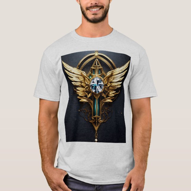 Camiseta Crystal Eagle no voo T-Shirt (Frente)