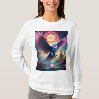 Camiseta Crystal Eagle T-Shirt - Emblema de Liberdade e Amb