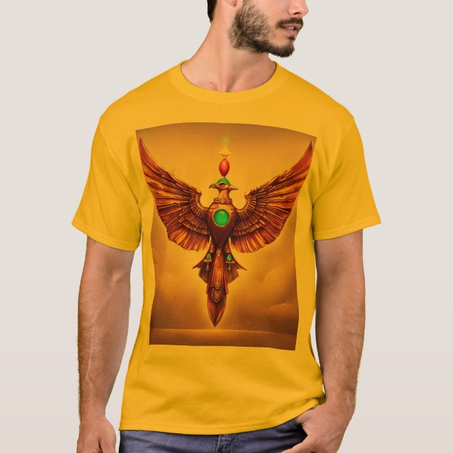 Camiseta Crystal Eagle T-Shirt: Espírito Selvagem Liberado (Frente)