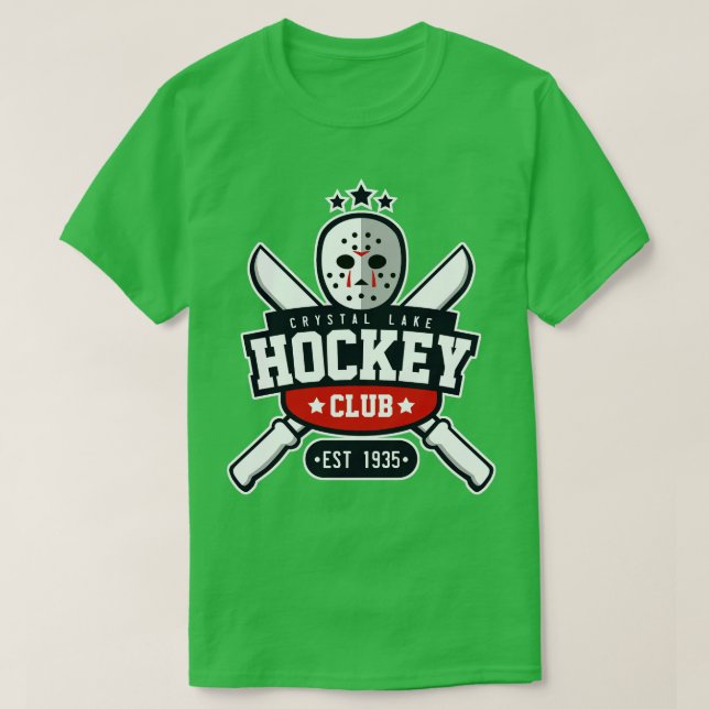 Camiseta Crystal Lake Hockey Club (Frente do Design)