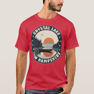 Camiseta Crystal Lake New Hampshire Sunset