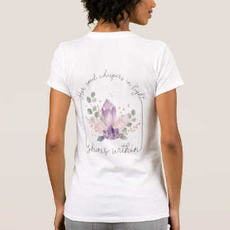 Camiseta Crystal Light Soulshine – Mystic Boho Design