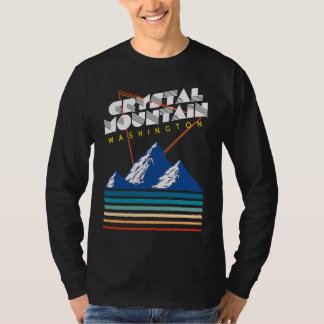 Camiseta Crystal Mountain Washington  USA Ski Resort  BACK 