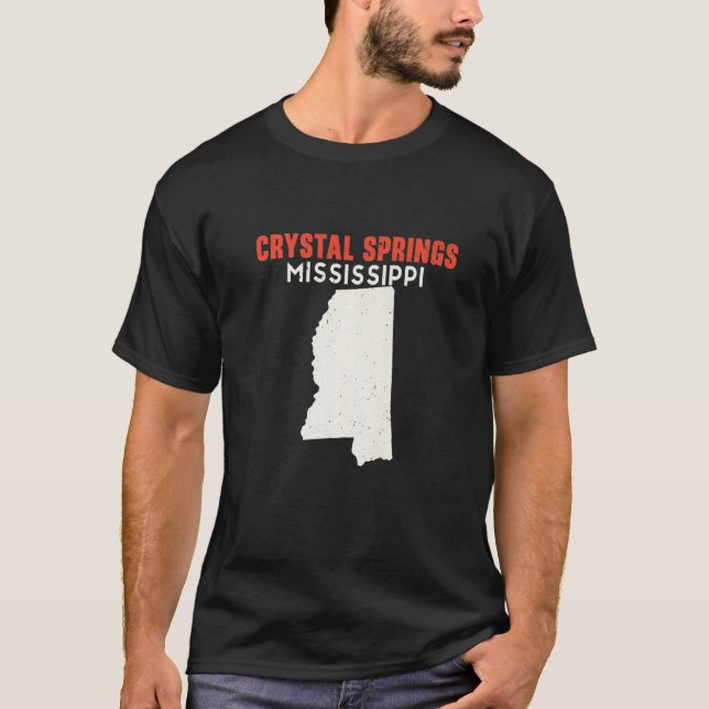 Camiseta Crystal Primavera Mississippi Estados Unidos Améri (Frente)