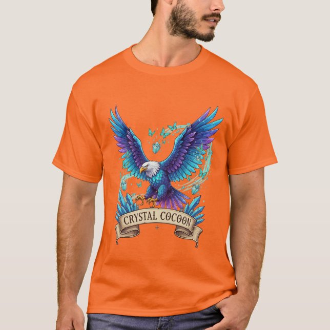 Camiseta Crystal Soar – A Águia da Transformação (Frente)