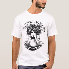 Camiseta Crystal Visions Mystical Woman Vintage T-Shirt | B