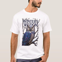 Camiseta Crystalized Forest Owl T-Shirt, Premium 