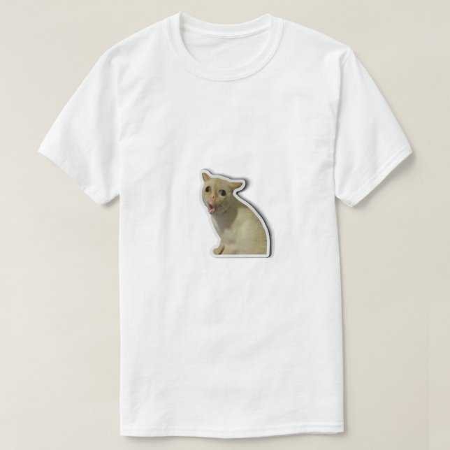 CAMISETA CRZY CAT (Frente do Design)
