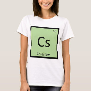Camiseta Cs - Química de Salada de Repolho Símbolo da Tabel