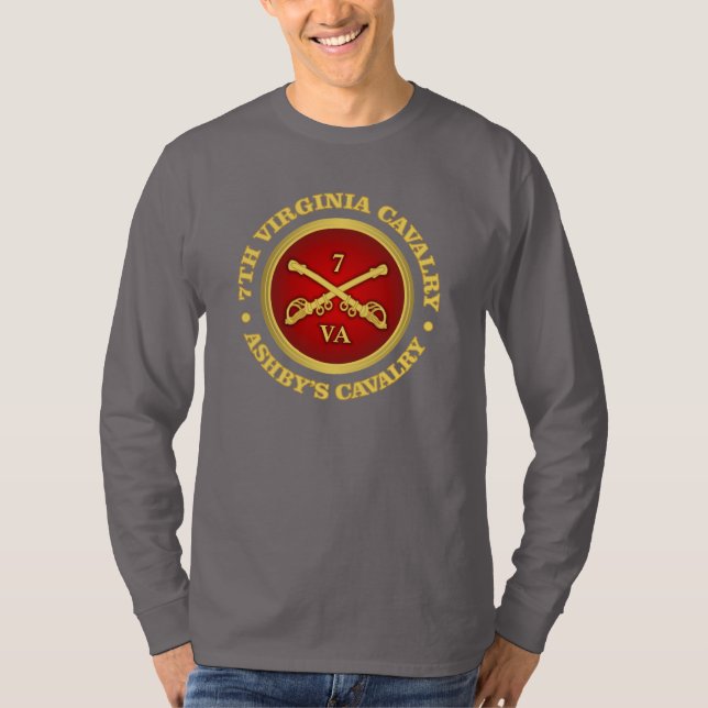 Camiseta CSC-7 Virginia Cavalry (Cavalaria de Ashby) (Frente)