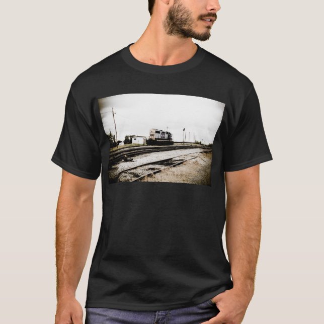 Camiseta CSX Railroad o motor Toledo da jarda de Dieesel, (Frente)