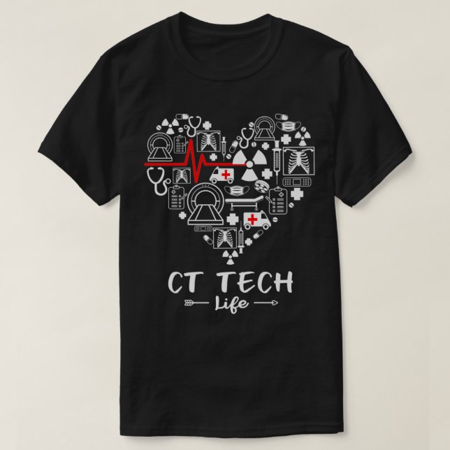 Camiseta CT Tech Life Hearny Technologist Premium (Frente do Design)
