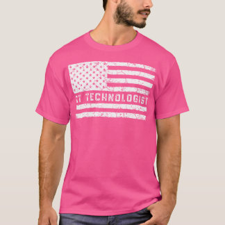 Camiseta Ct Tecnólogo Americano Flag Patriótico Doutor Nur