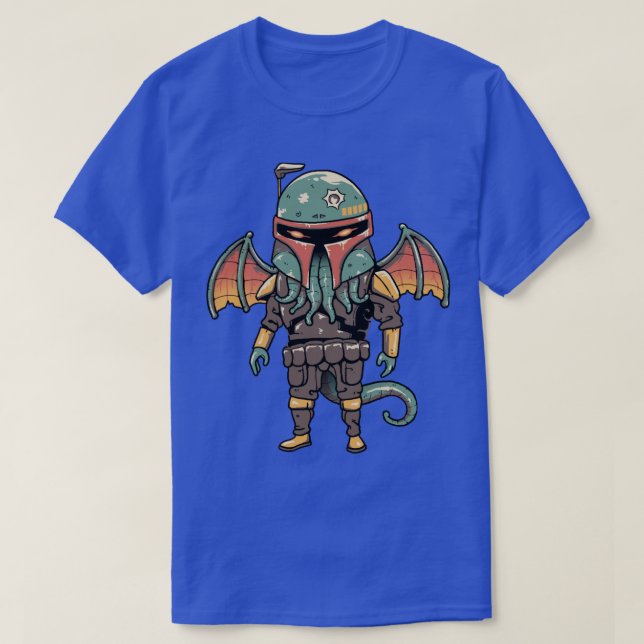 Camiseta Cthulhu Bounty Hunter (Frente do Design)