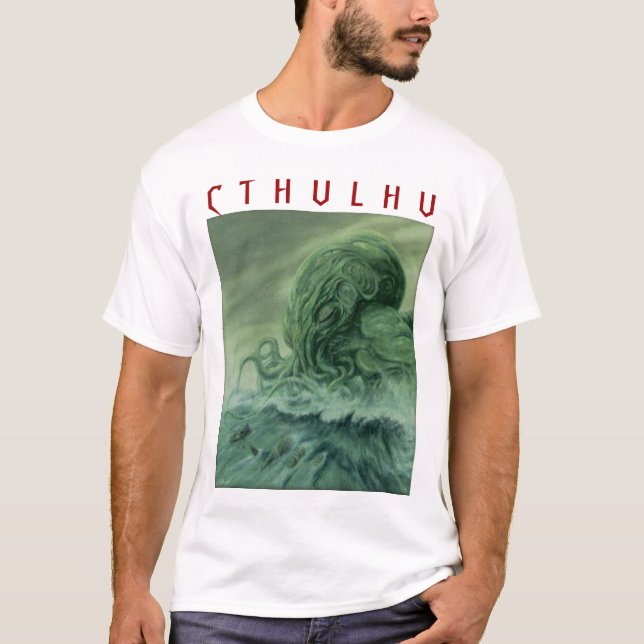 Camiseta Cthulhu, C T H U L H U (Frente)