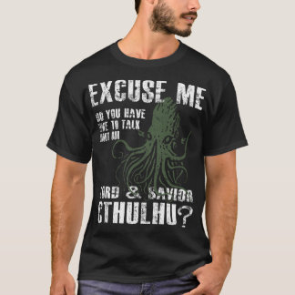 Camiseta Cthulhu engraçado desculpe-me amigo
